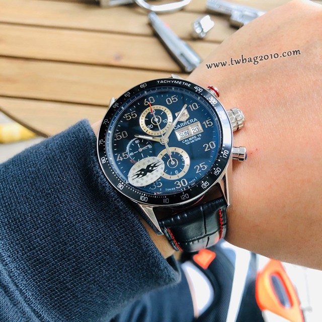 泰格豪雅TAG Heuer卡萊拉系列CV2A10.BA0796腕表男士手錶  gjs2208